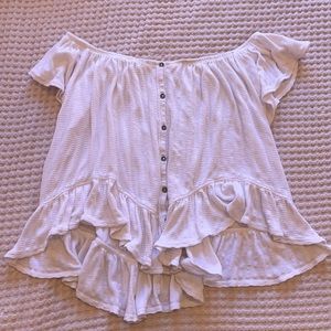Free People off the shoulder top - size M